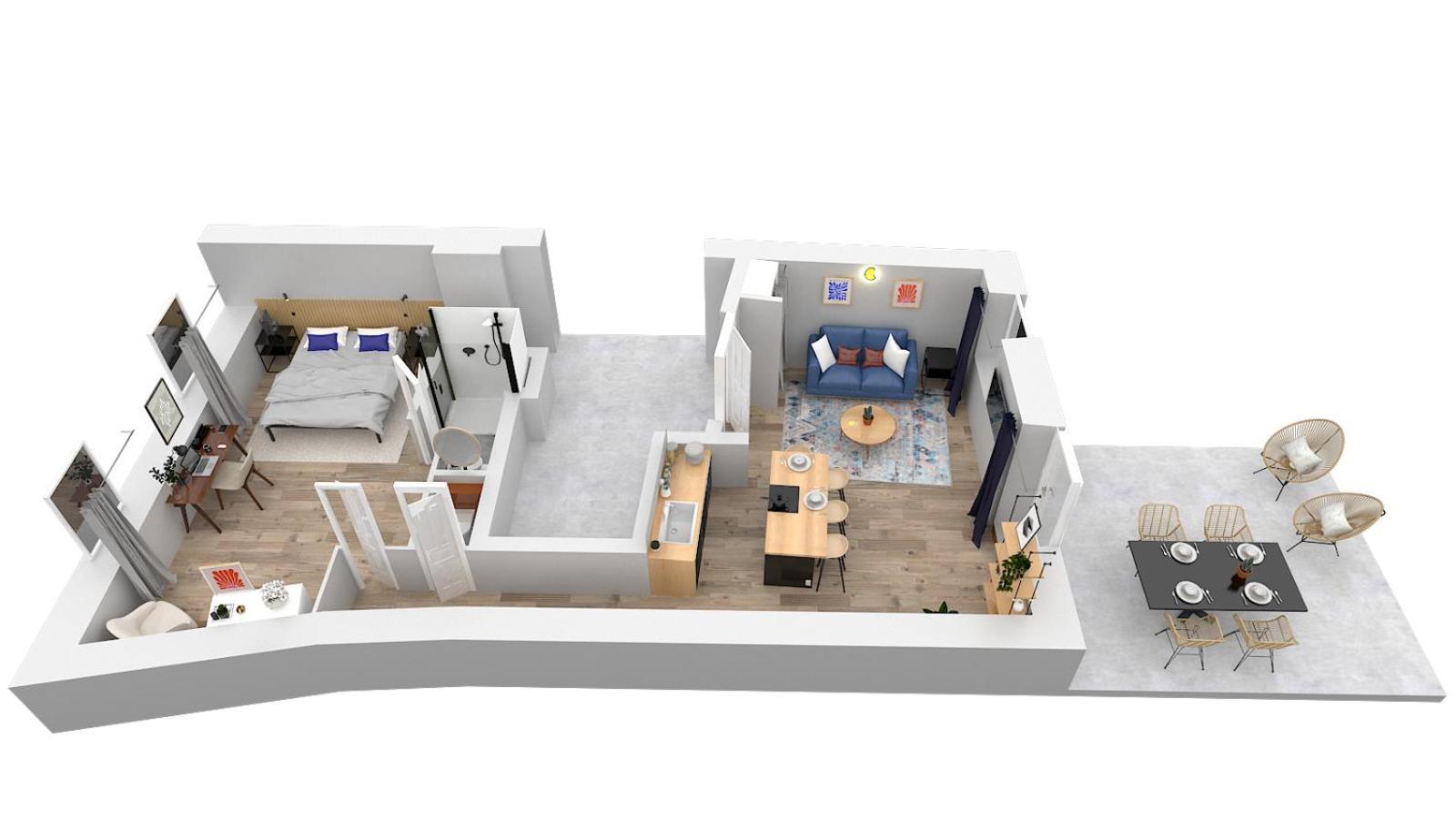 La Maison 44 - T2 - Clim, Terrasse, Garage, Via Rhona Montélimar المظهر الخارجي الصورة